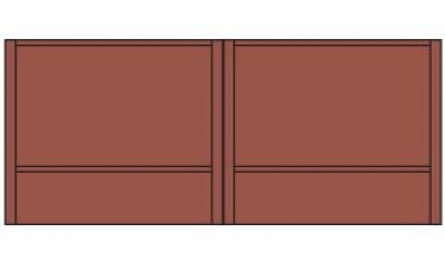 60101 - Street/Dock Level Blank Wall