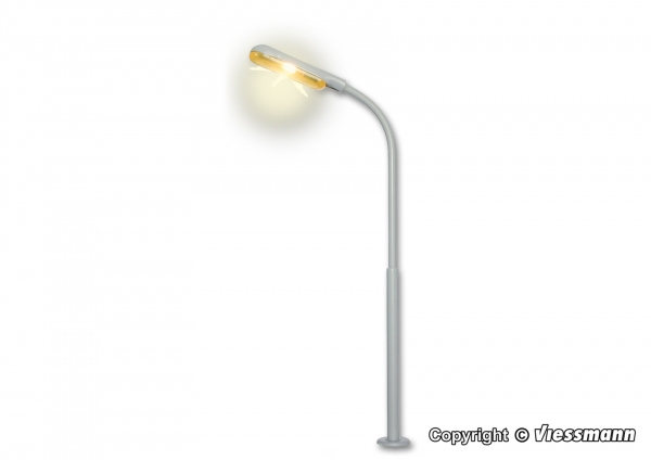 H0 Peitschenleuchte, LED gelb, Best.Nr V6091