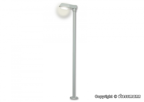 H0 Straßenleuchte modern, LED weiß, Best.Nr V6092
