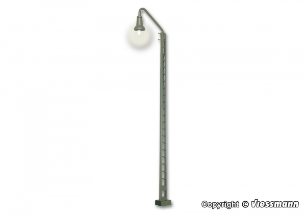 H0 Bahnbetriebswerkleuchte, Kontaktstecksockel, LED warmweiß, Best.Nr V63841