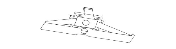 6545 601 - Skischleifer für Innenbeleuchtung H0 AC
