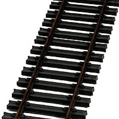 Flexgleis Reichsbahnoberbau K mit Stahlschwellen in HO
