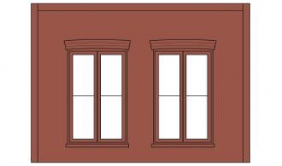 90106 - Double Rectangular Window