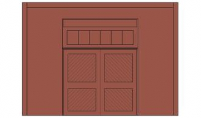 90107 - Street/Dock Level Freight Door