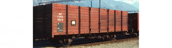 9451 104 - RhB E 6604 Holzwand-Hochbordwagen