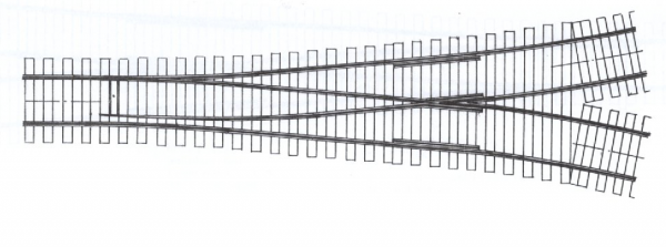 20041-70 - Aussenbogenweiche 9,5° Code70