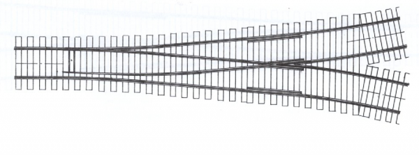 20948-55 - Aussenbogenweiche N 9,5° Code55