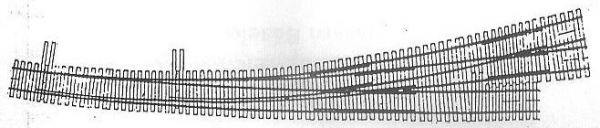 20618-70 - Doppelbogenweiche 9,5° links Code70