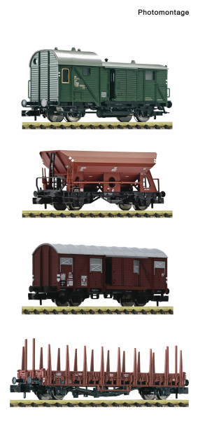 6660119 - 4-tlg. Set: Güterzug, DB