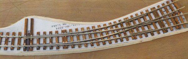 20594-70 - Bogenweiche H0m 9,5° links