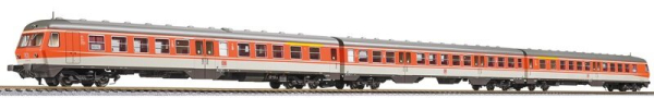 L133177 - Dieseltriebw. BR 614/914, blutorange/kieselgrau, 3-tlg., DB AG, Ep.V Digital Wechselstrom