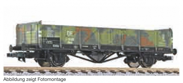 L235282 - Offener Wagen, Bauart Omm, Tarnanstrich Ep.II