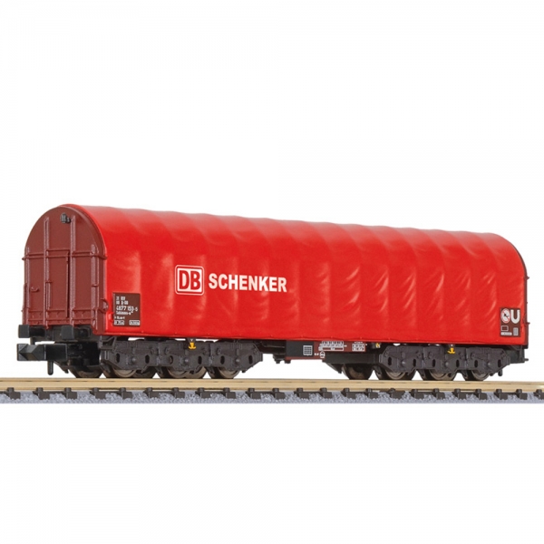 L265778 - 6.achs. Coiltransportw., Sahimms-u 901, rote Plane, DB Schenker, Ep.VI