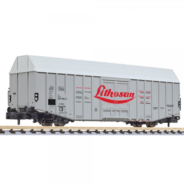 L235809 - Großräumiger Güterwagen, Bauart Hbks, „Lithosan“, eingestellt bei der DB Ep.IV
