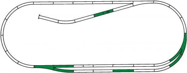 42011 - ROCO LINE Gleisset C