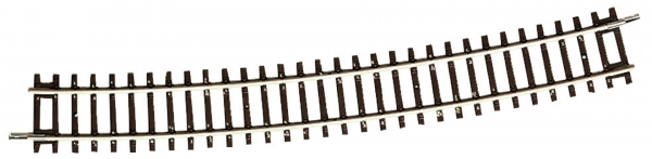 42428 - Gebogenes Gleis R10, r = 888mm, 15°, Gegenbogen zu 15°-Weichen