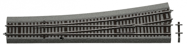 42582 - Weiche links Wl 10, 10˚ – Herzstückwinkel 8,1˚