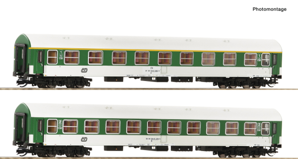 6280010 - 2-tlg. Set 1: Reisezugwagen, CD