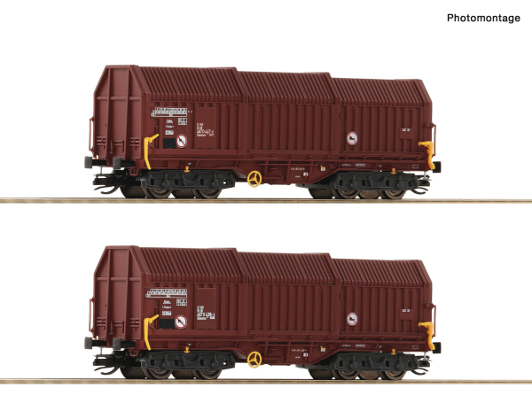 6680009 - 2-tlg. Set: Teleskophaubenwagen, DR