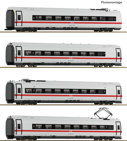 7710018 - 4-tlg. Set: Zwischenwagen ICE 3neo (BR 408), DB AG Digital