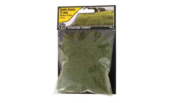 WFS626 - 12mm Statik Grass mittel grün