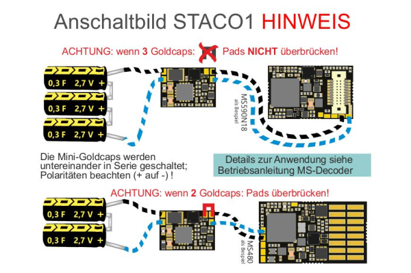 STACO1 - StayAlive-Controller Goldcap-Pufferspeicher