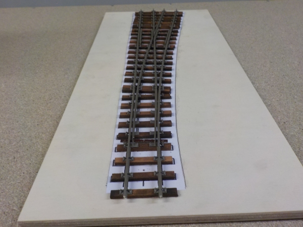 20374 - Om Weiche 1 : 7,5 links, R=1300 mm alte Ausführung Ep.III