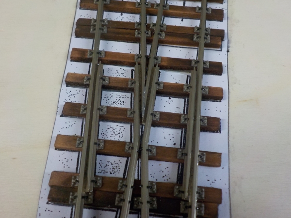 20377 - Om Weiche 1 : 7,5 rechts, R=1300 mm alte Ausführung Bausatz