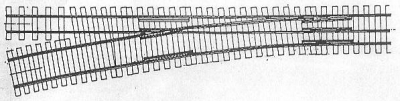20127-70 - Gleiseinfahrt HO/HOe 9,5° Code70