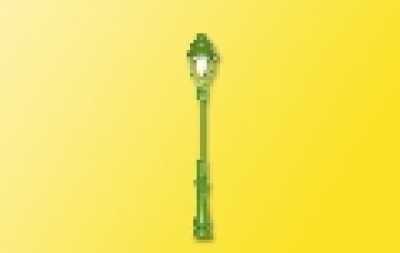 H0 Einheits-Gaslaterne grün, LED warmweiß, Best.Nr V6011