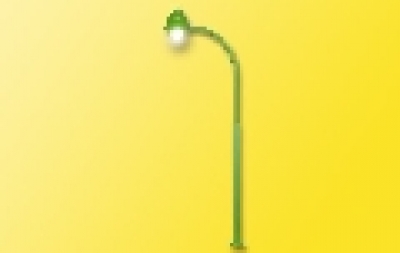 H0 Bogen-Gaslaterne grün, LED warmweiß, Best.Nr V6012