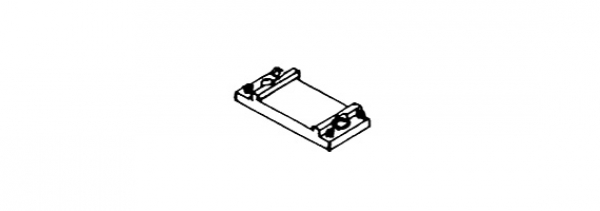 Schienenfüßchen zum Nageln W7254